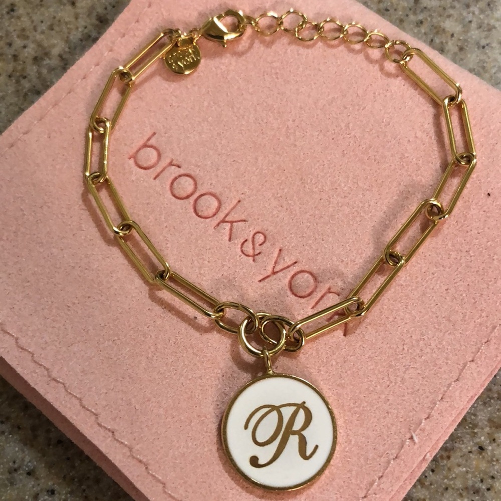 Brook&York Callie white enamel bracelet new in box - Picture 7 of 13
